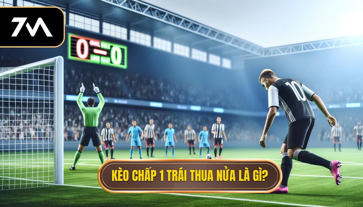 Kèo chấp một trái thua nửa là gì_