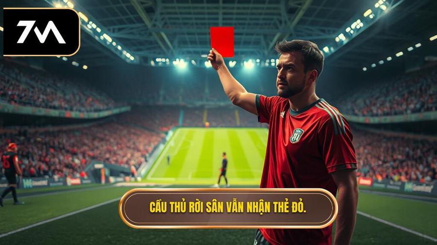 Cầu thủ rời sân nhưng vẫn nhận thẻ đỏ: Giải mã những tình huống hy hữu trên sân cỏ 1 Tại sao cầu thủ rời sân nhưng vẫn nhận thẻ đỏ?