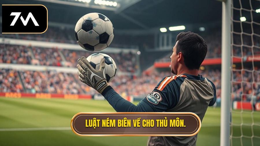 Luật ném biên về cho thủ môn bằng tay: Hiểu đúng để tránh sai lầm đáng tiếc 1 Nội dung cốt lõi của luật ném biên về cho thủ môn bằng tay