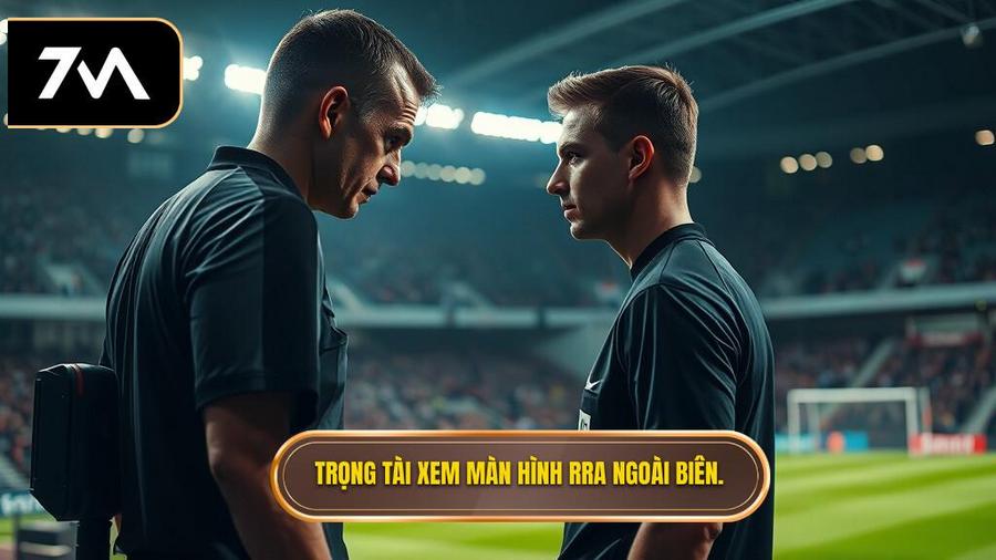 Trọng tài xem màn hình VAR bao lâu? Phân tích chi tiết về quy trình và thời gian 1 Công nghệ VAR và vai trò của màn hình ngoài đường biên (RRA)