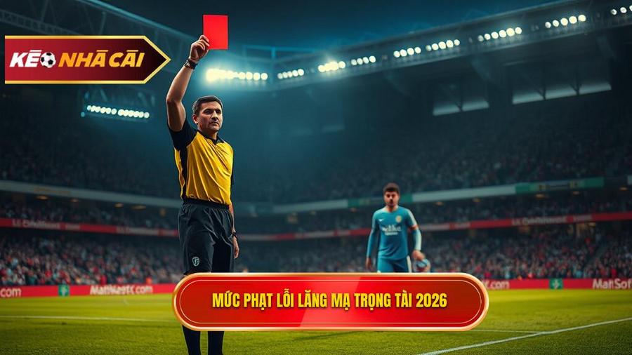 Luật phạt lỗi lăng mạ trọng tài mới nhất 2026: Những thay đổi mang tính lịch sử của bóng đá thế giới 3 Chi tiết các khung hình phạt trong Luật phạt lỗi lăng mạ trọng tài mới nhất 2026