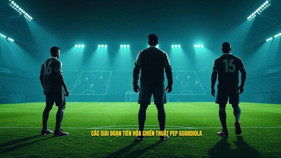 Chiến thuật Pep Guardiola: Sự Tiến Hóa Của Một Thiên Tài Và Di Sản Bóng Đá Bất Diệt 2 Các giai đoạn tiến hóa của Chiến thuật Pep Guardiola