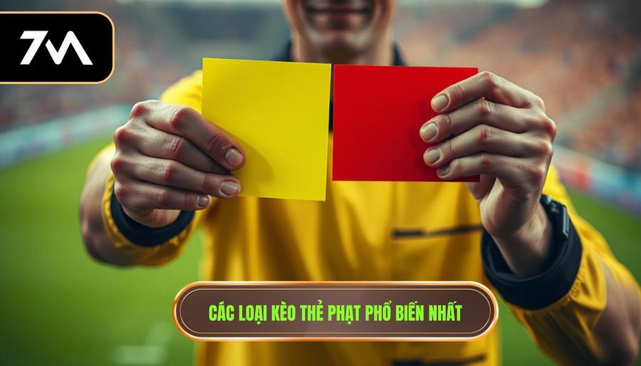Các loại kèo thẻ phạt phổ biến nhất
