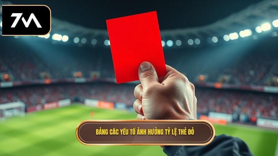 Bảng thống kê các yếu tố ảnh hưởng đến tỷ lệ thẻ đỏ