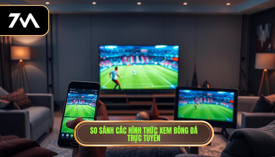 Bảng so sánh các hình thức xem bóng đá trực tuyến hiện nay